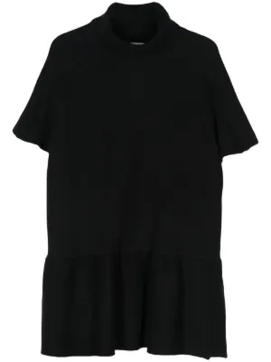 Herms Purl-knit Midi Dress - Brown Herms Purl-knit Midi Dress - Brown