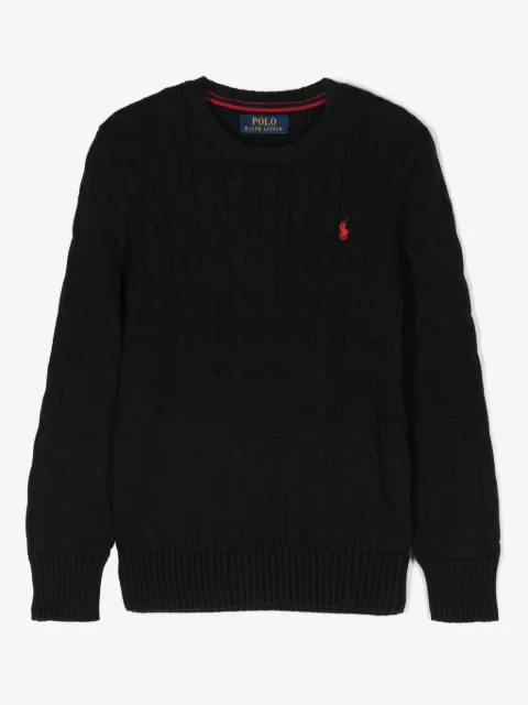 POLO RALPH LAUREN KIDS Polo Pony-embroidered sweater