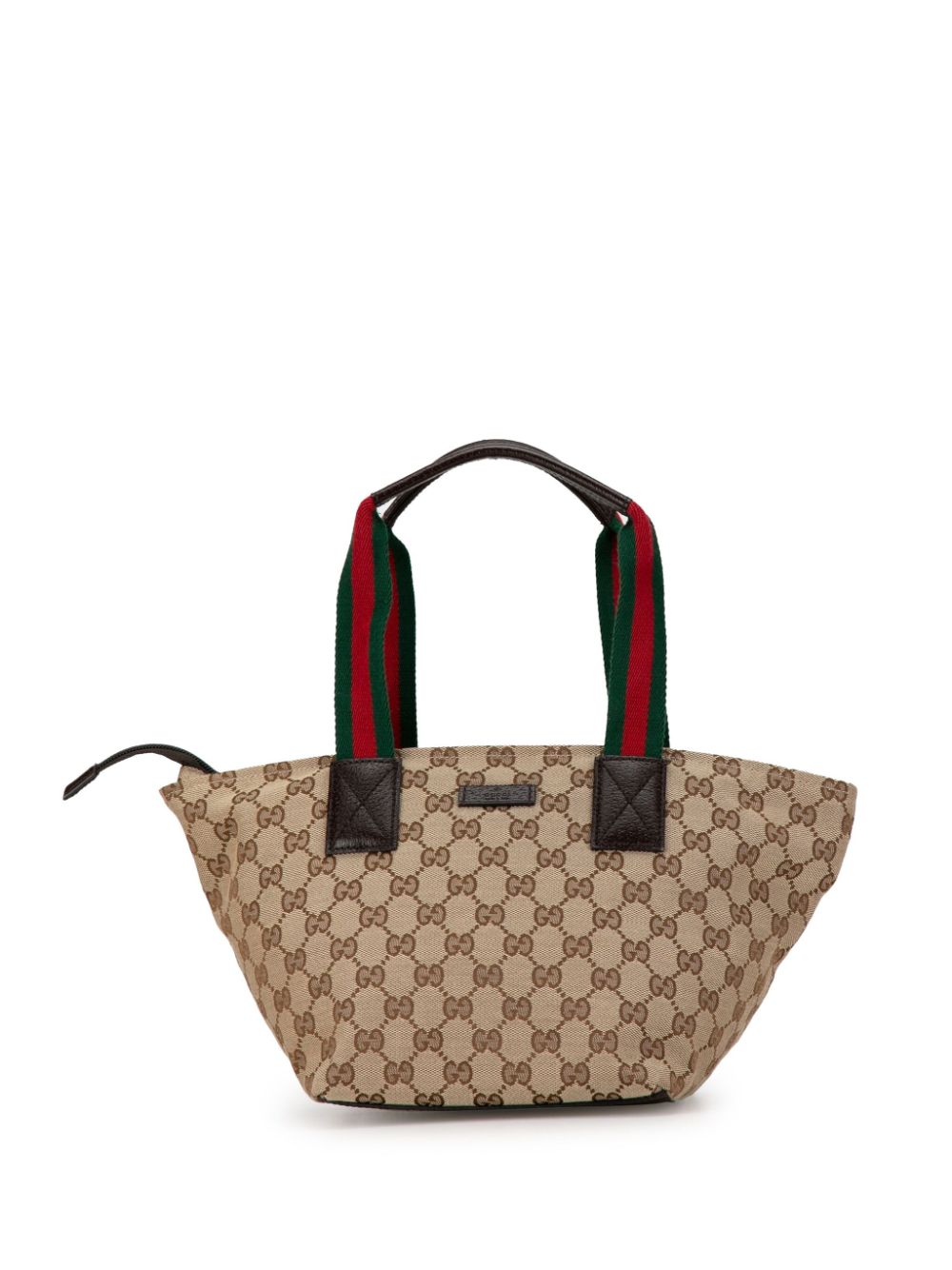 Gucci Pre-Owned 2000-2015 GG Canvas Web handbag - Braun