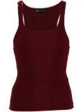 Mugler pierced tank top - Red