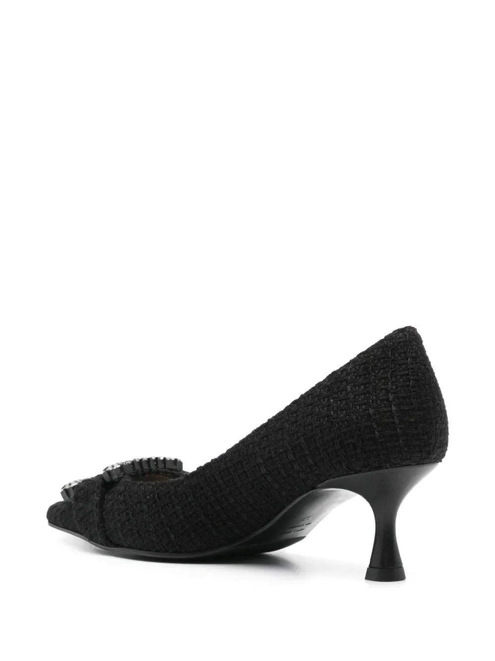 Roberto Festa 60mm tweed pumps Black