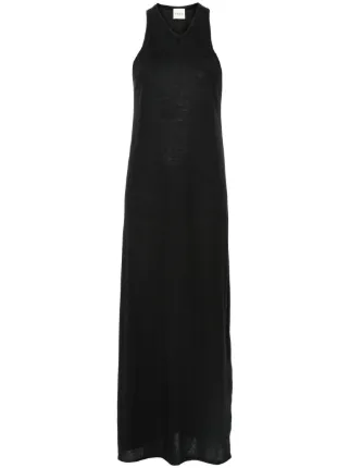 ワンピース KHAITE FW23 KAL DRESS (5364541 200 BLACK) KHAITE Queen Dress in Black | FWRD