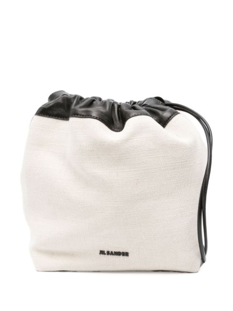 Jil Sander sac porté épaule Dumpling en cuir