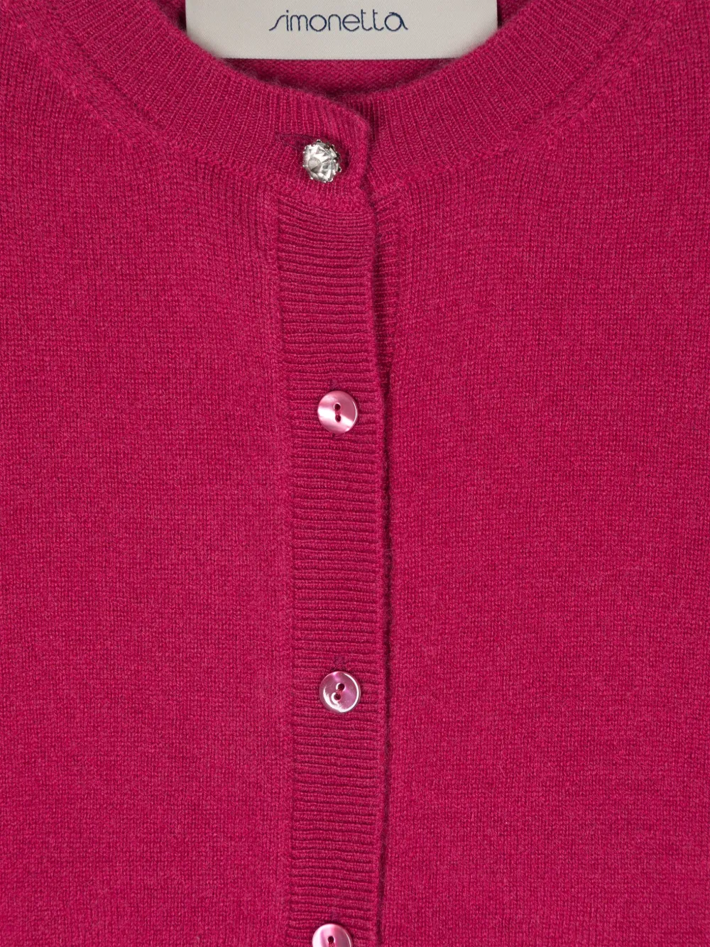 Simonetta Kasjmier vest Roze