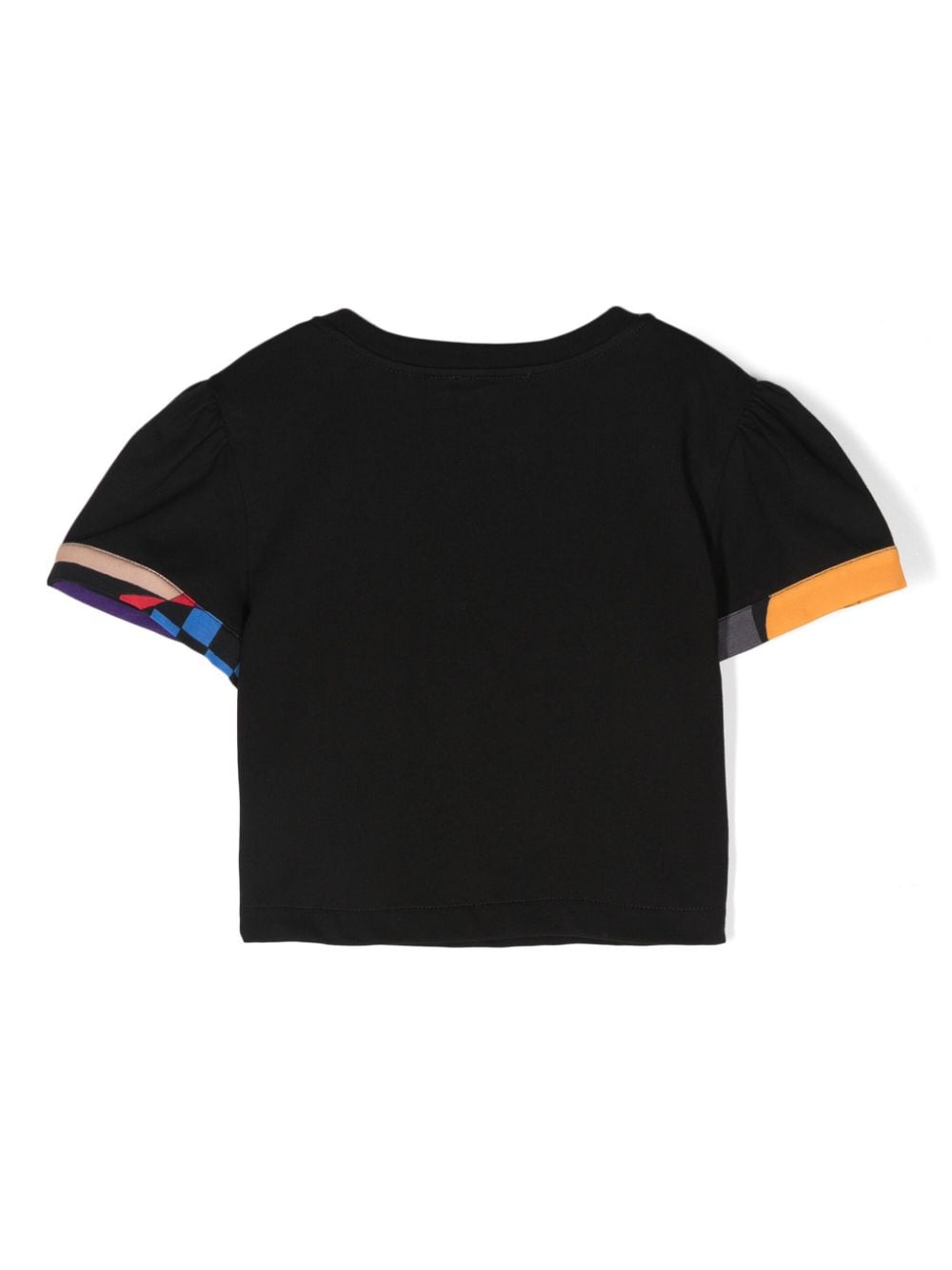 PUCCI Junior T-shirt met geborduurd logo - Zwart