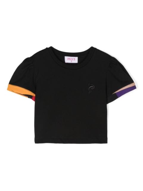 PUCCI Junior ロゴ Tシャツ