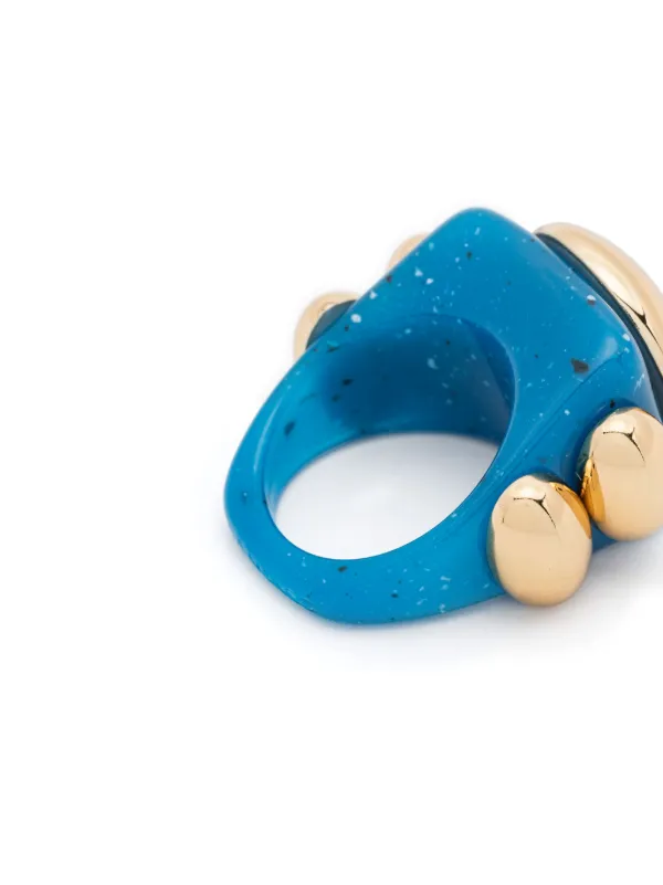LA MANSO New Iconic リング | ブルー | FARFETCH JP