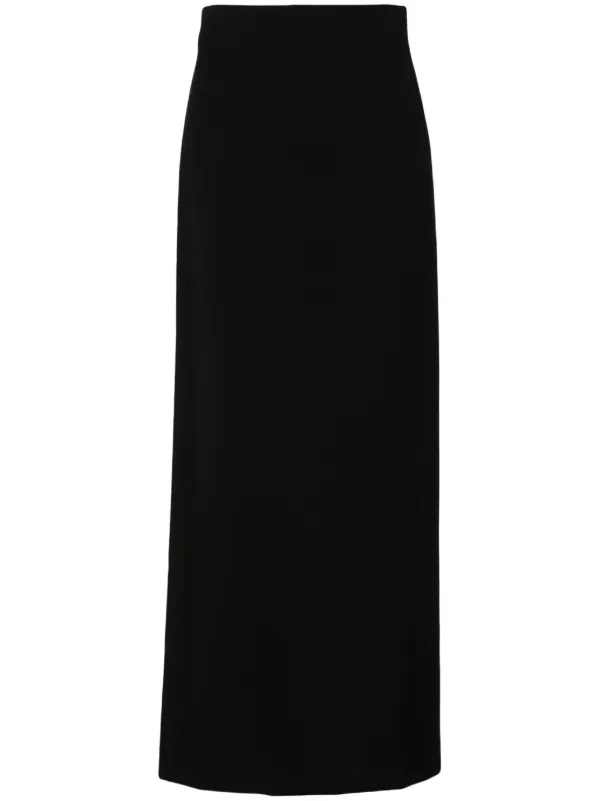 WARDROBE.NYC Column Skirt in Black