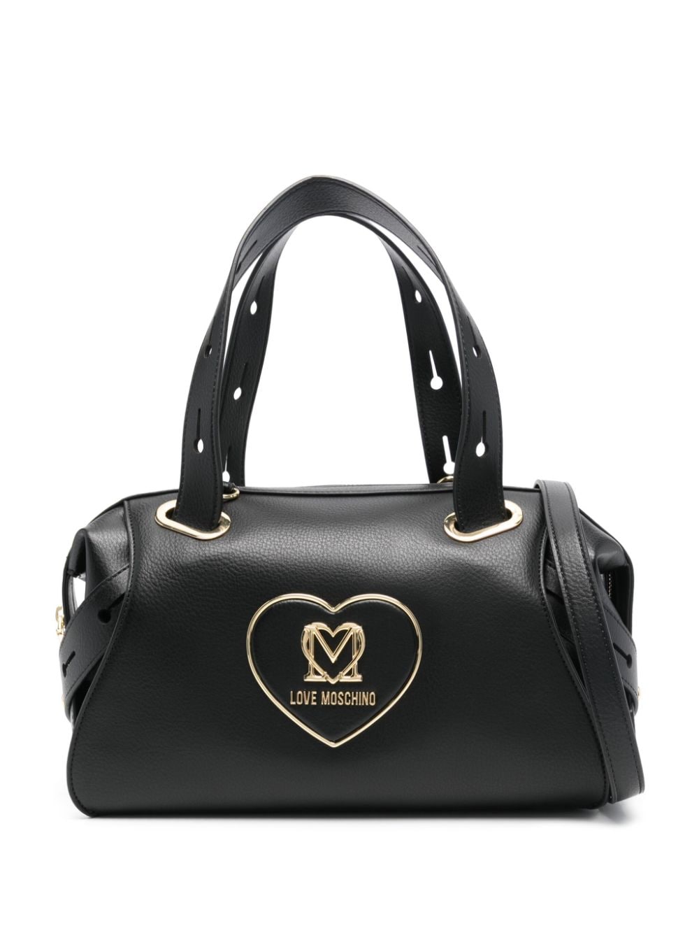 Love Moschino Tote Con Placa Del Logo | Negro | FARFETCH MX