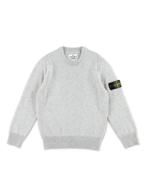 Stone Island Junior سويت شيرت بشارة بوصلة