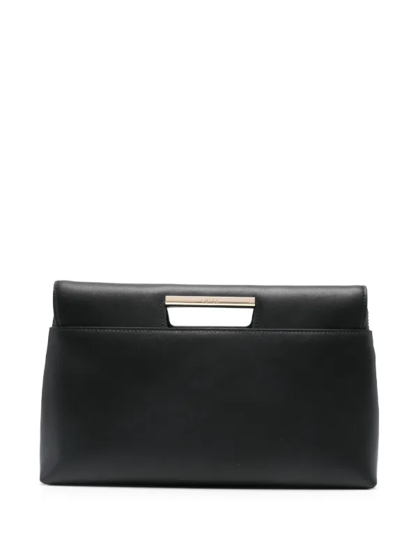 FURLA ブラックレザー クラッチバッグ FURLA フルラ バッグ メンズ クラッチバッグ セカンドバッグ