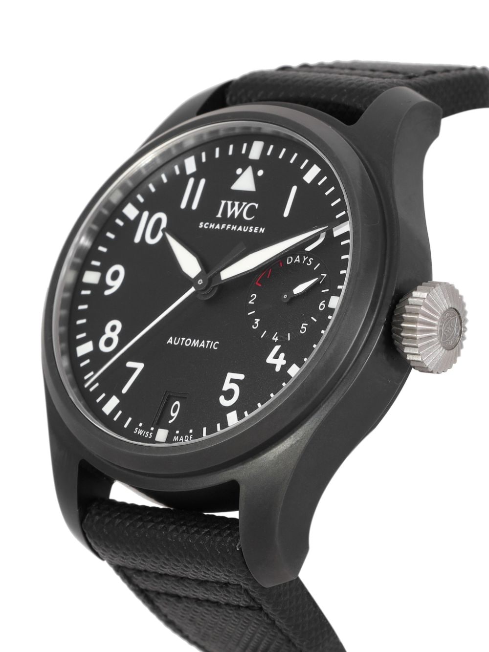 IWC Schaffhausen 2016 pre-owned Big Pilot Top Gun 46mm - Zwart