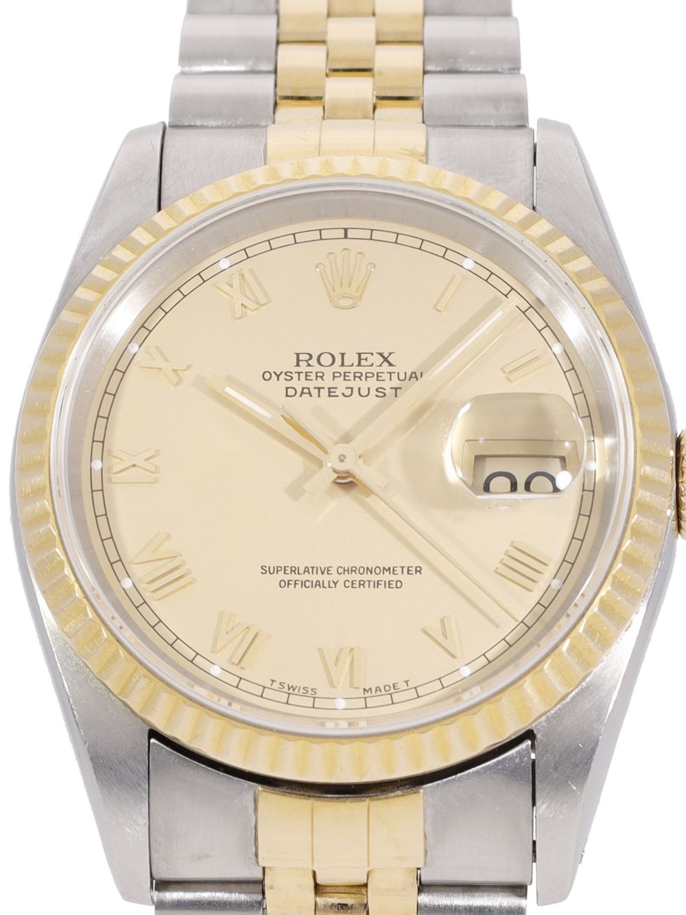 Rolex 1993 pre-owned Datejust 36mm - Goud