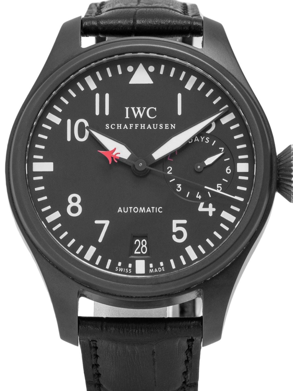 IWC Schaffhausen 2015 pre-owned Big Pilot Top Gun 48mm - Zwart