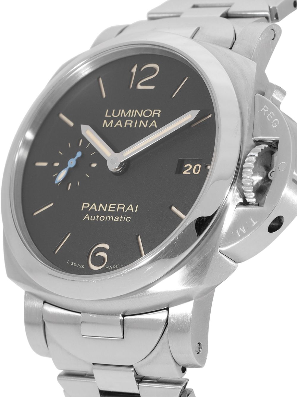 Panerai 2018 pre-owned Luminor Marina 42mm - Zwart