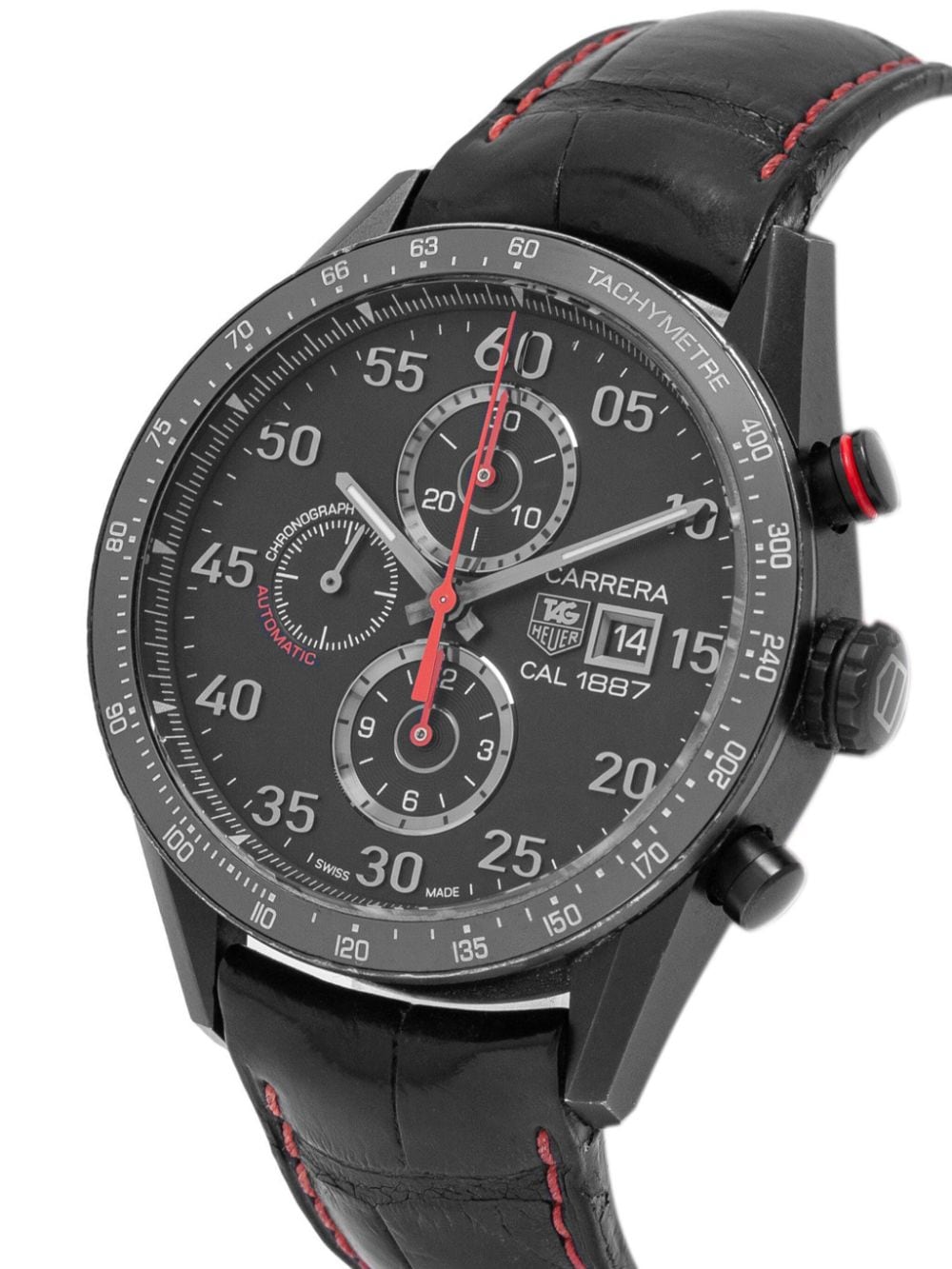 TAG Heuer pre-owned Carrera 43mm - Zwart