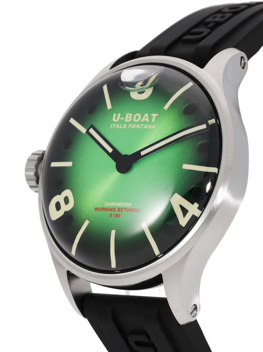 U-Boat 2023 unworn Darkmoon Green SS Soleil 41mm - Zwart