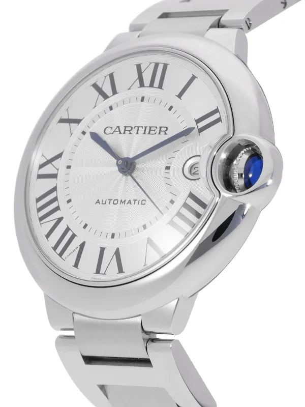 Cartier Ongedragen Ballon Bleu 40mm Horloge Zilver FARFETCH NL