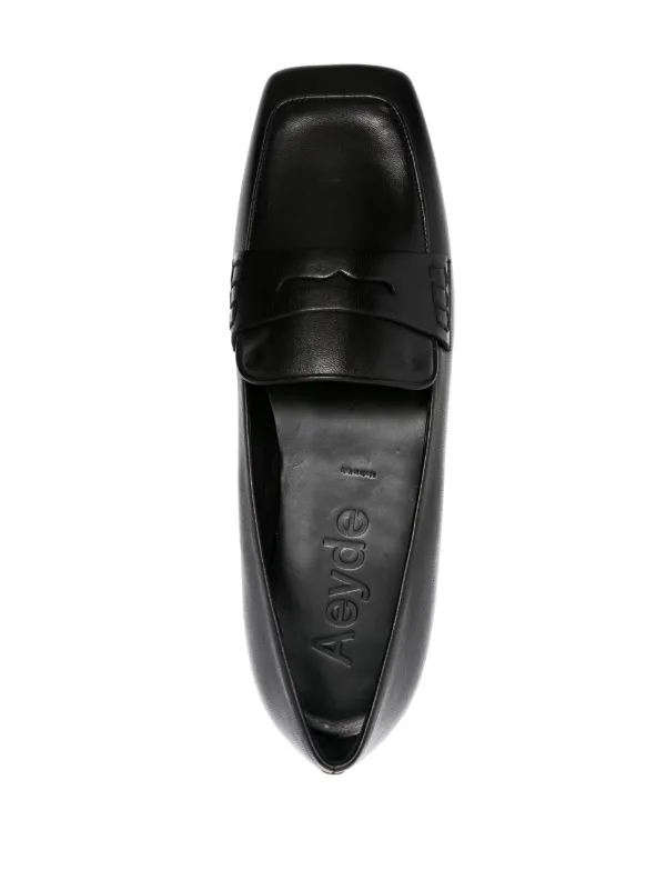 ローファー・オックスフォード AEYDE maso tommas A11 FL GRZS15FL128 FW24 800 048 Péče o obuv Aeyde Aeyde Tom Leather Loafers A11-FL