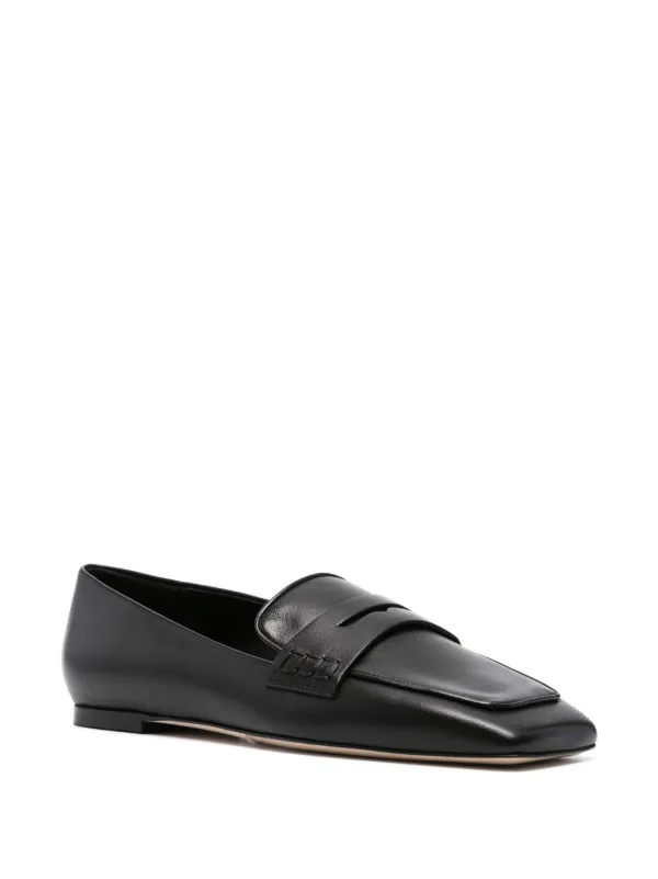 【関税込み】Aeyde ブラック Tom ローファー AEYDE Tom パテントレザー ローファー | NET-A-PORTER