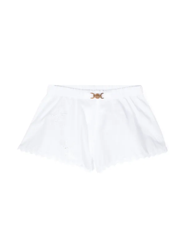 Versace Kids Sangalo ショートパンツ | ホワイト | FARFETCH JP