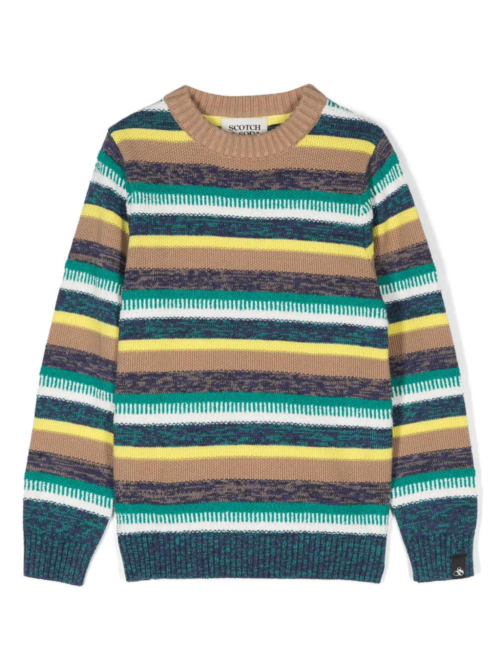 Scotch & Soda striped jumper - Green