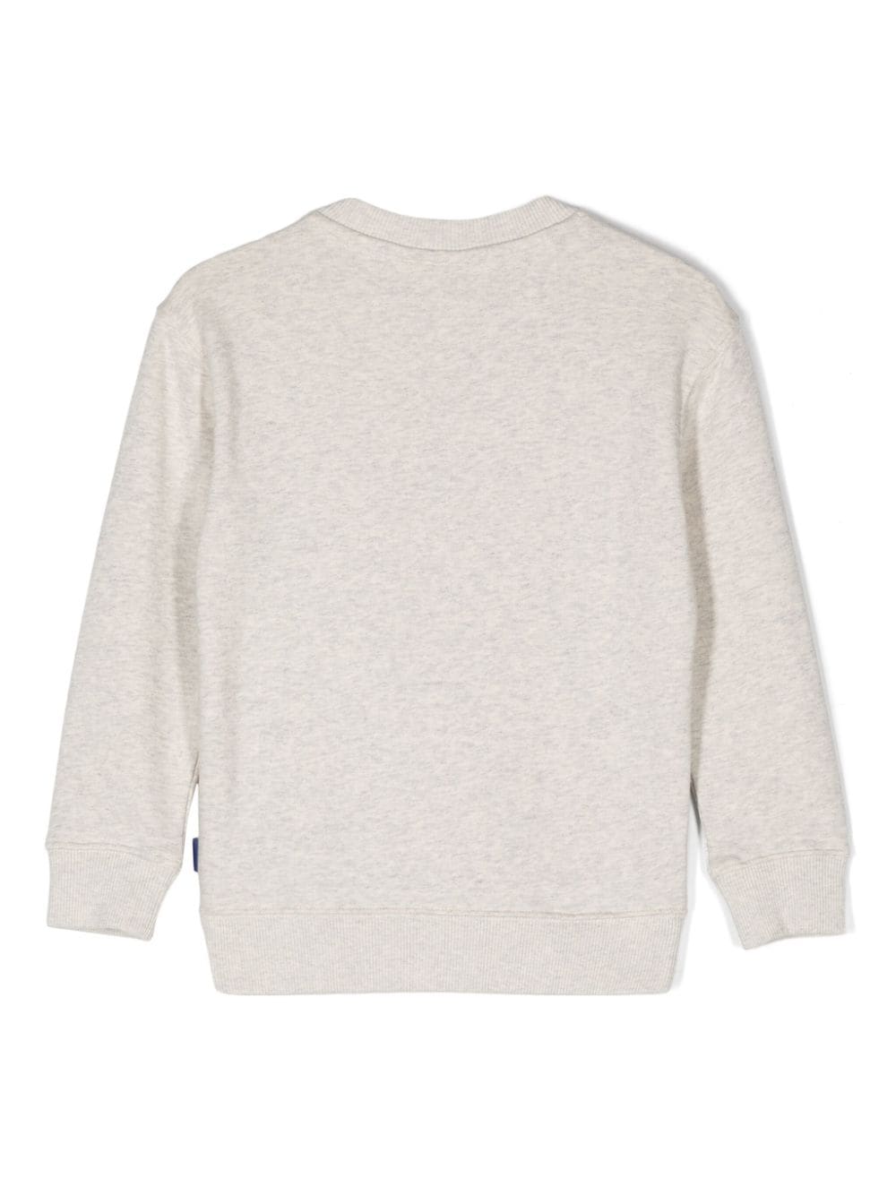 Shop Scotch & Soda Mélange-effect Sweatshirt In 灰色