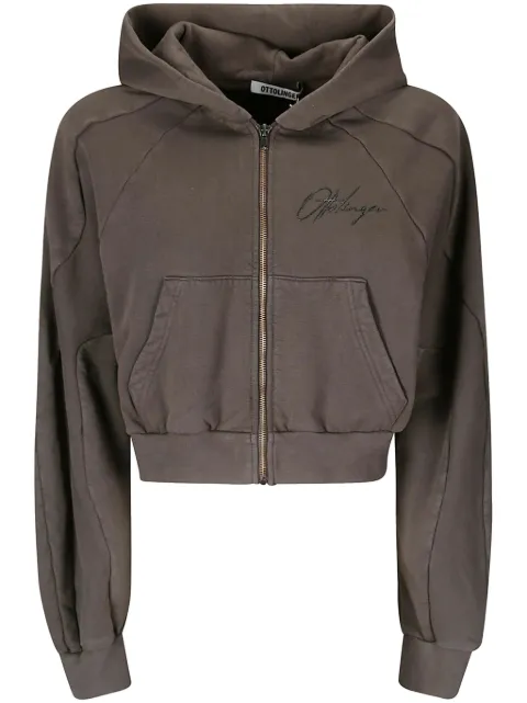 Ottolinger Multiline logo zip hoodie
