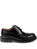 DRIES VAN NOTEN leather derby shoes - Black