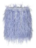 Douuod Kids fringed mini skirt - Purple