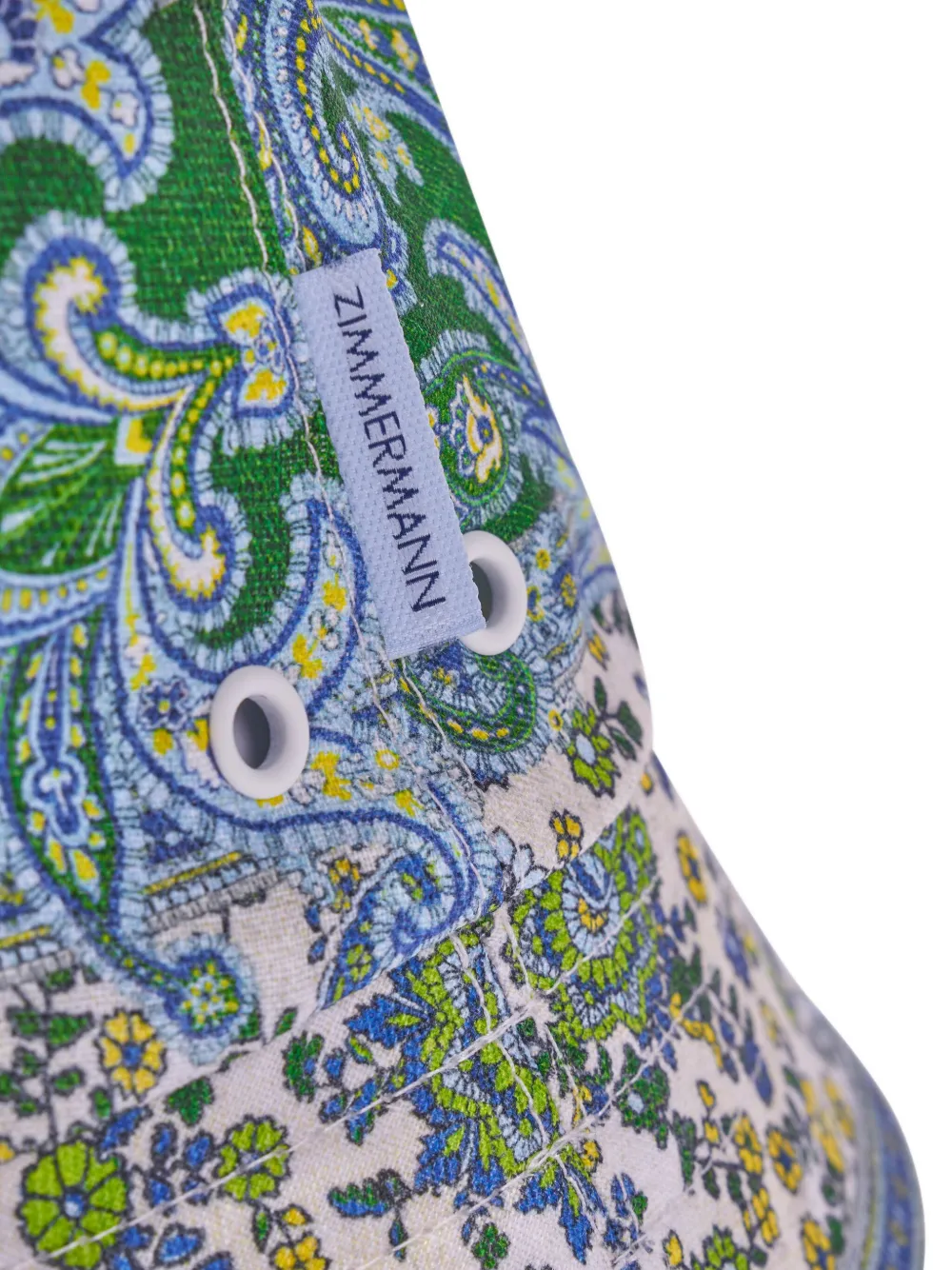 ZIMMERMANN Kids Vissershoed met paisley-print Groen