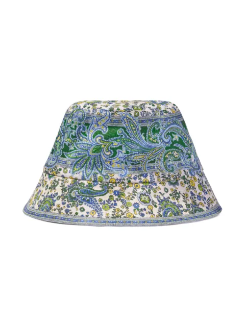 ZIMMERMANN Kids paisley-print bucket hat
