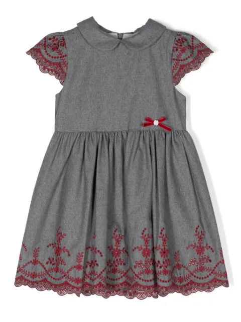 Patachou vestido con bordado inglés