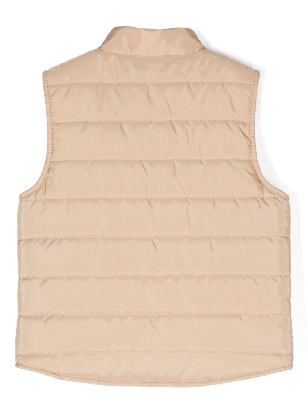 Patachou Gilet met geborduurd logo - Beige