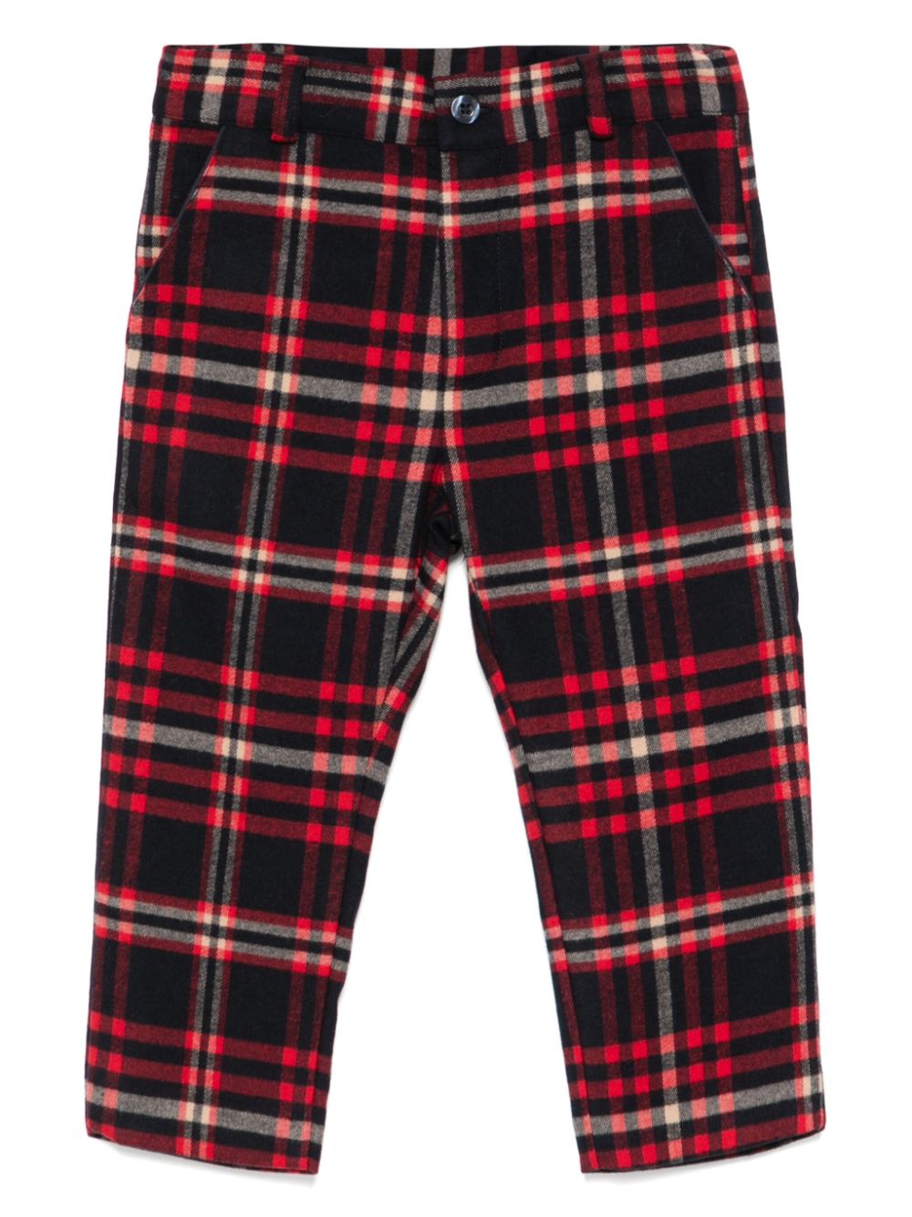 Patachou Geruite broek Rood