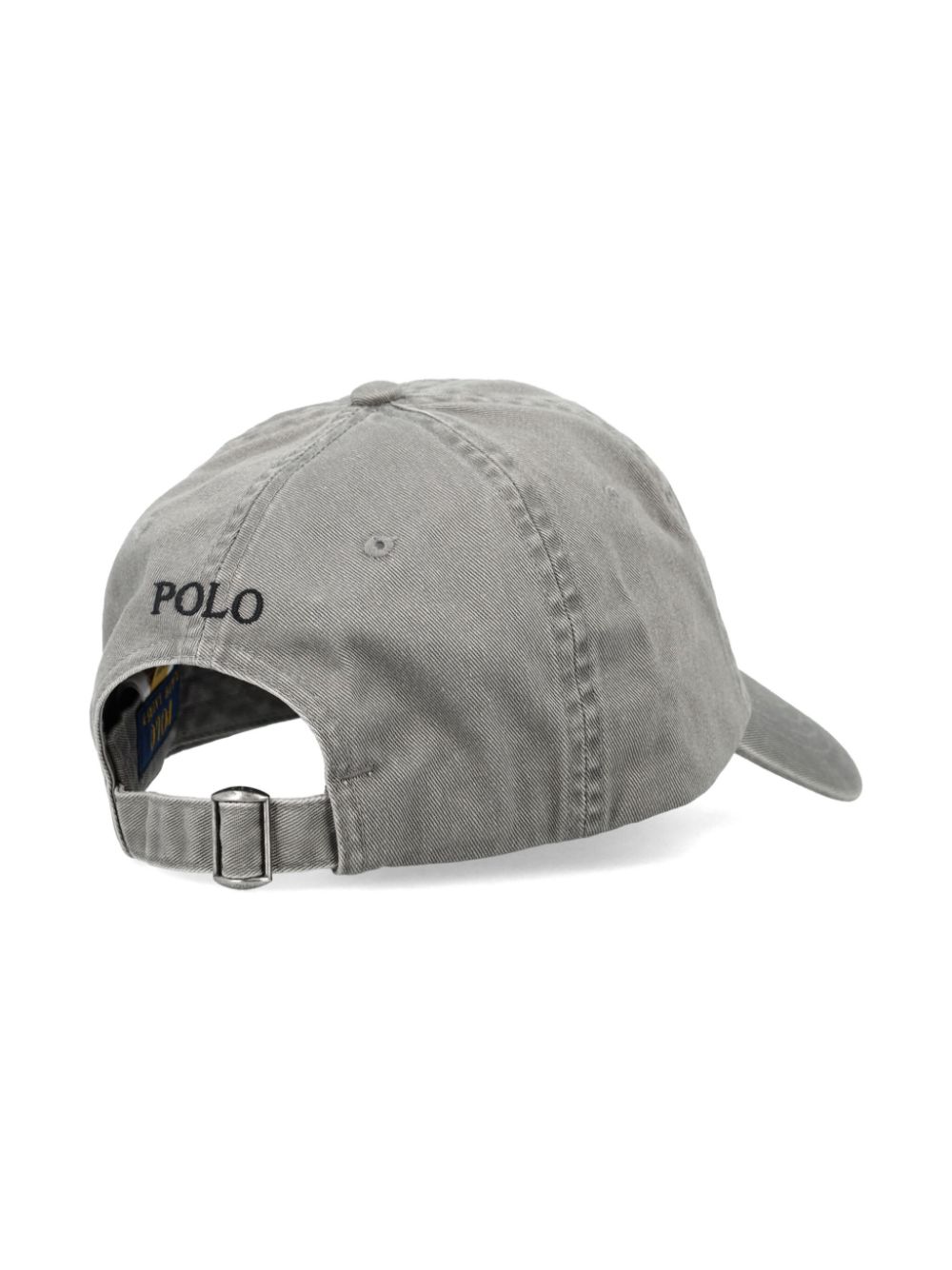 Shop Polo Ralph Lauren Chino Cotton Baseball Cap In Grey