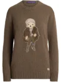 Ralph Lauren Collection Bear-motif jumper - Brown