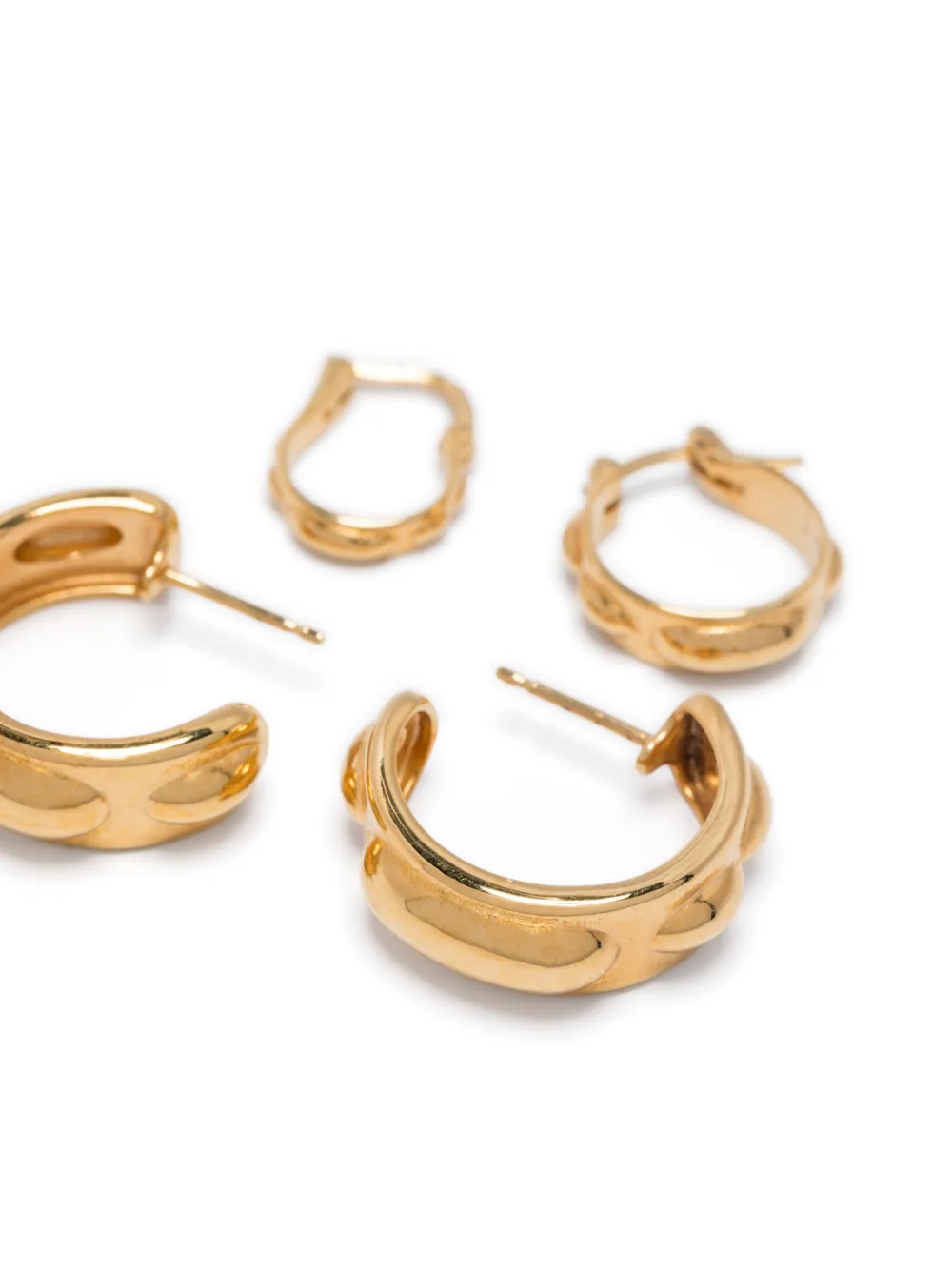Logo-Engraved Hoops