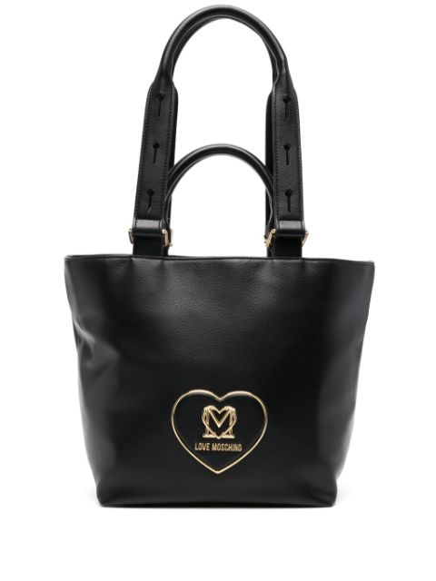 Love Moschino logo-plaque tote bag Women