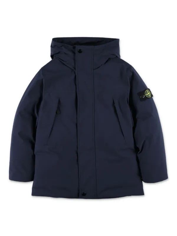 Navy Stone Island Soft Shell 2020 Outerwear: Coats And Jackets For