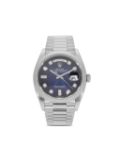 Rolex 2021 pre-owned Day-Date 36mm - Blue