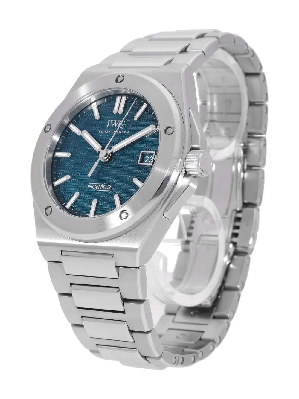 Pre-owned Iwc Schaffhausen Ingenieur 40mm In Silver