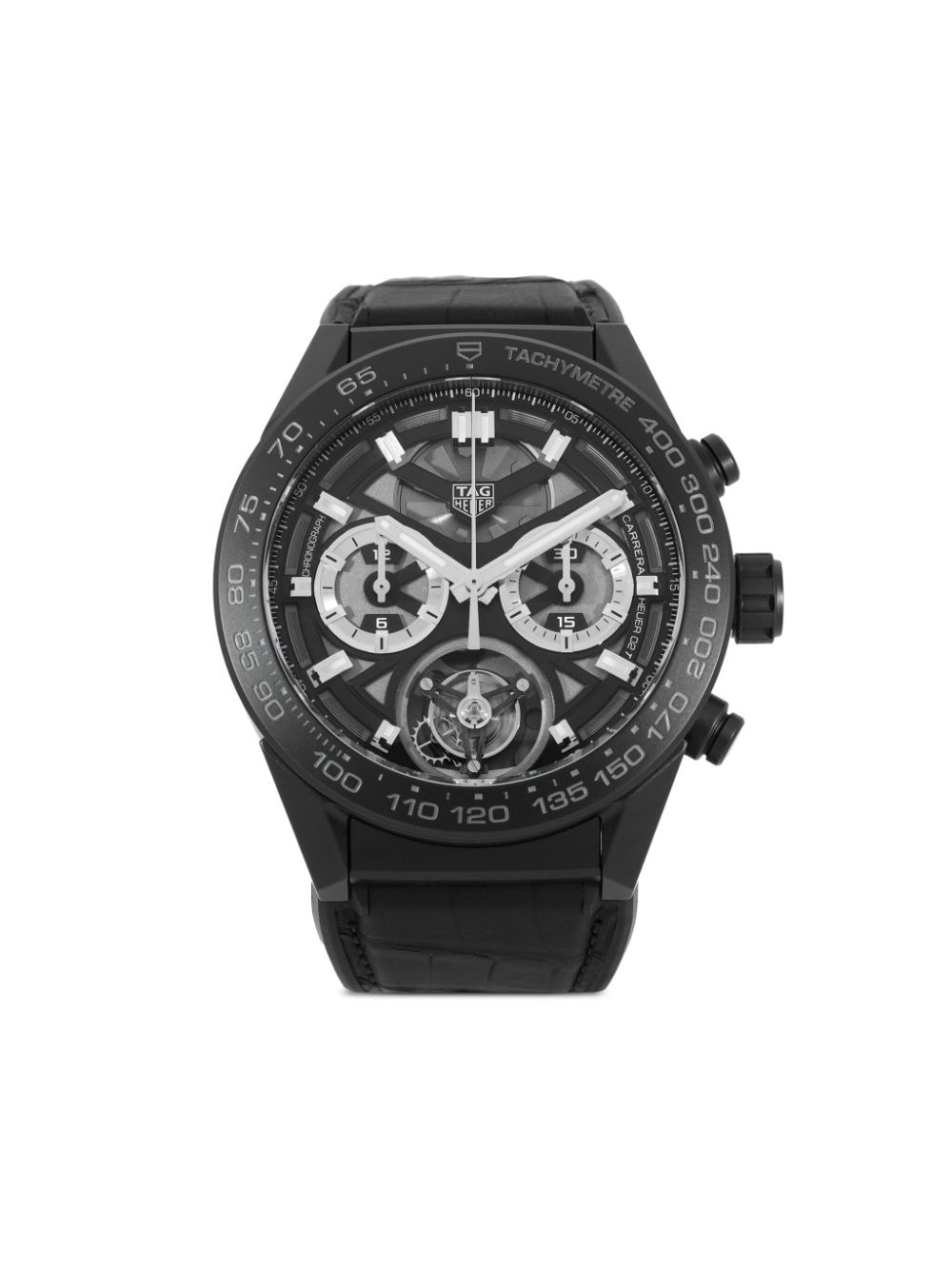 TAG Heuer unworn Carrera Calibre Heuer 02T Automatic Chronograph 45mm - Nero