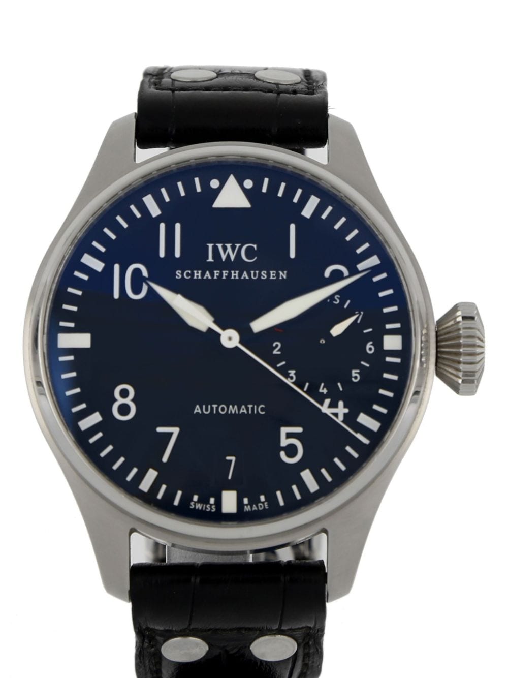 IWC Schaffhausen 2010 pre-owned Big Pilot horloge 46 mm - Blauw