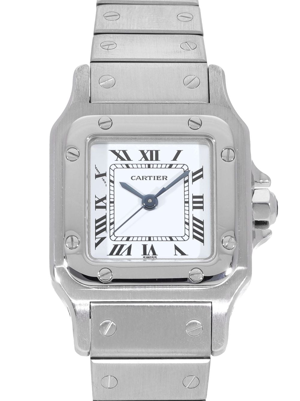 Cartier pre-owned Santos 32mm - Wit