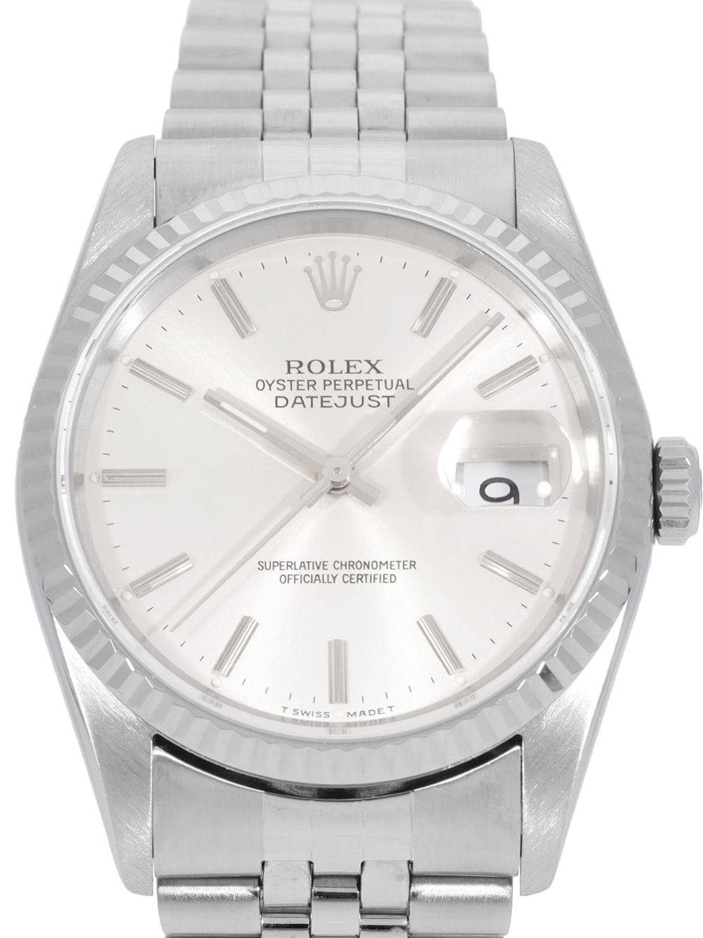 Rolex 1995 pre-owned Datejust 36mm - Zilver