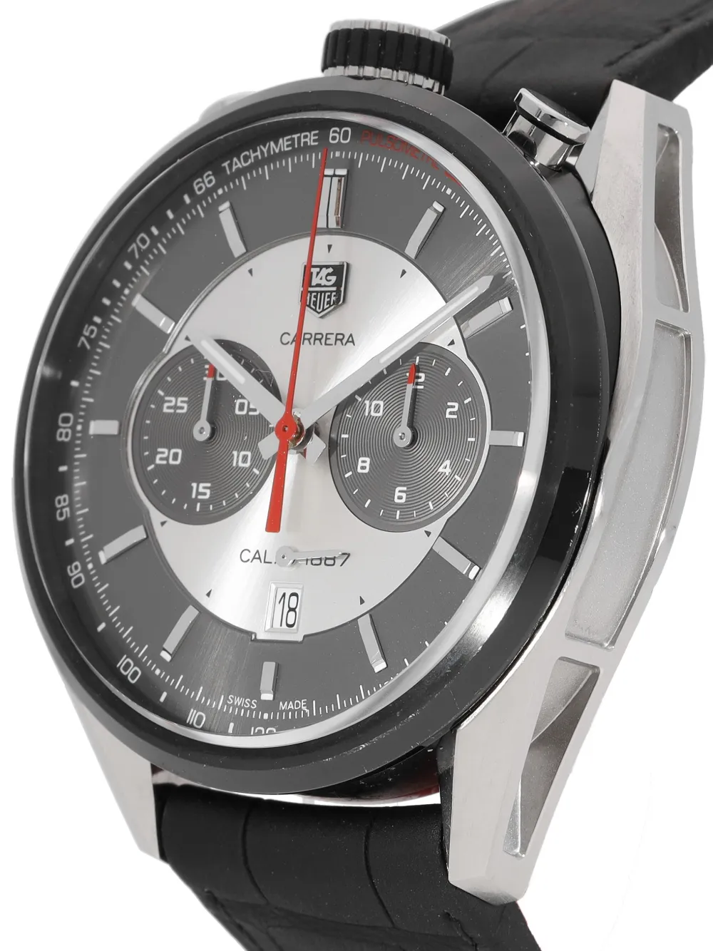 TAG Heuer 2014 pre-owned Carrera Jack Heuer Edition 43mm - Zilver