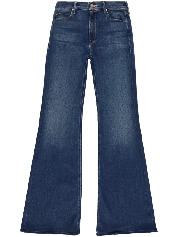 MOTHER The Doozy Flared Jeans Blue FARFETCH CA