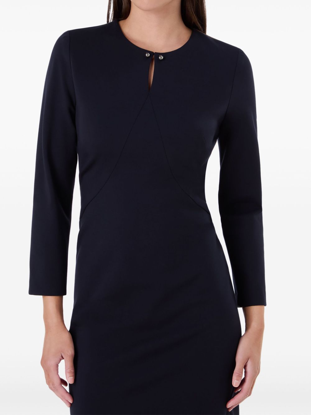 Shop Jane Tamzin Midi Dress In Blue