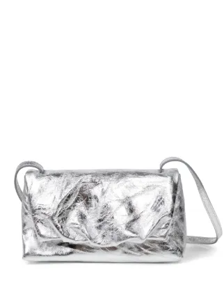 DRIES VAN NOTEN レザーショルダーバッグ | シルバートーン | FARFETCH JP